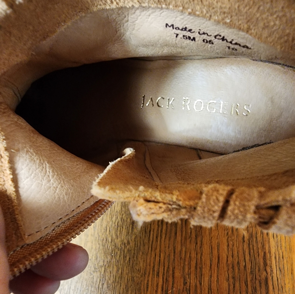 Jack Rogers Suede Leather Booties - Picture 6 of 6